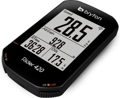 Bryton Rider 420 E - Fietscomputer - Zwart