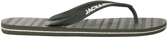 JACK & JONES JFWBASIC FLIP FLOP LN Heren Muiltjes Olive Night