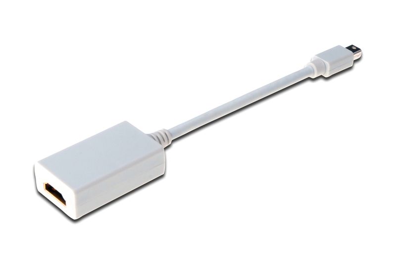 ASSMANN Electronic Mini DP - HDMI type A Adapter - White