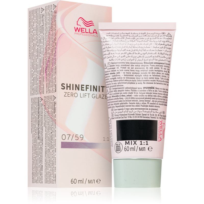Wella Professionals Wella Shinefinity Zero Lift Glaze 07-59 Strawberry Wine 60ml