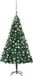 vidaXL Kunstkerstboom met verlichting en kerstballen 150 cm PVC groen