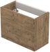 INK - Fontein Onderkast Greeploos Hout Décor Universeel Links/rechts Draaiend - 360x180x270 mm - Naturel Eiken