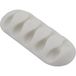 TRU COMPONENTS TC-6646556 Kabelhouder Zelfklevend Bundel-Ø (bereik) 6 mm (max) Wit 1 stuk(s)