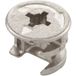 Hettich Rastex 15 excentrique sans bord de recouvrement Ø 15 mm nickelé, épaisseur du plateau 15 mm
