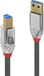 LINDY 36663 USB-kabel 3 m Grijs