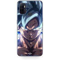 Maniacase Etui Oppo A32 Dragon Ball Z GOKU Ultra instinct boos gezicht