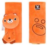 Go Go Gadget Goodies and Living Groothandel Gordelhoes Voor Kinderen En Baby`s - Veiligheid - Berschermhoes - Seat Belt Kids - Pluche - Beer - Oranje