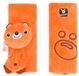Go Go Gadget Goodies and Living Groothandel Gordelhoes Voor Kinderen En Baby`s - Veiligheid - Berschermhoes - Seat Belt Kids - Pluche - Beer - Oranje