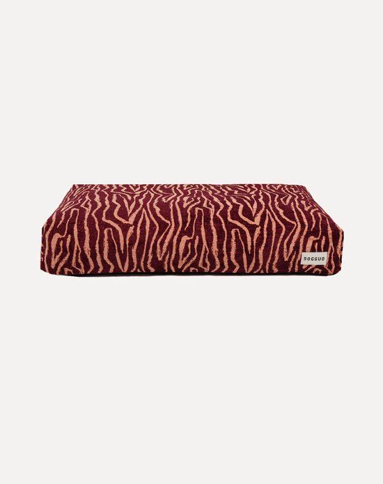 DOGGUO® Orthopedisch Hondenkussen - L 105x65 cm - Bordeaux Peach