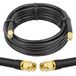 MOOKEERF SMA Mannetje naar SMA Mannelijke Coaxkabel 50 ohm KMR240 Coaxkabel Ultra Low Loss Antenne Verlengkabel met SMA-connector voor 3G/4G/5G/LTE netwerkapparatuur, GPS, RF Radio naar Antenne