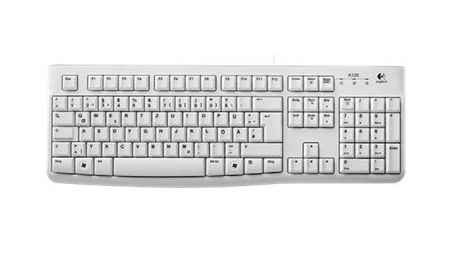 Logitech K120 - Toetsenbord - QWERTY - Wit