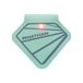 Nathan Sports 5088 Reflecterend apparaat, uniseks, volwassenen, cockatoo-rijk/bluestone
