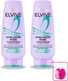 L’Oréal Paris Elvive Hyaluron Pure Conditioner - Cuir chevelu gras & pointes sèches - 200 ml - 2 Pièces