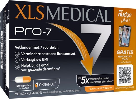 XLS Medicall&#174; Pro-7 capsules – Gewichtsverlies &amp; 7 klinisch bewezen voordelen