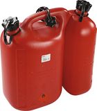 Two Compartments Container for Grease and Petrol Chain Saws