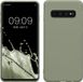 kwmobile telefoonhoesje geschikt voor Samsung Galaxy S10 - Hoesje voor smartphone - Back cover in grijsgroen