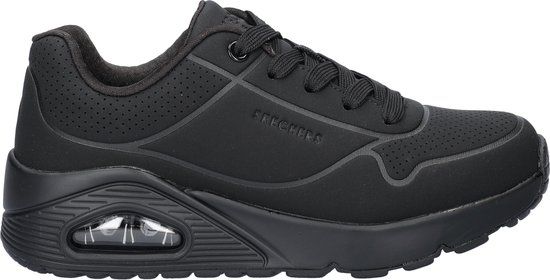 Skechers Uno - Stand On Air Sneakers Laag - Zwart - Maat 39