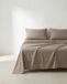 100% Coton Ensemble de literie 4 pièces Gris foncé 200 x 190/200 cm