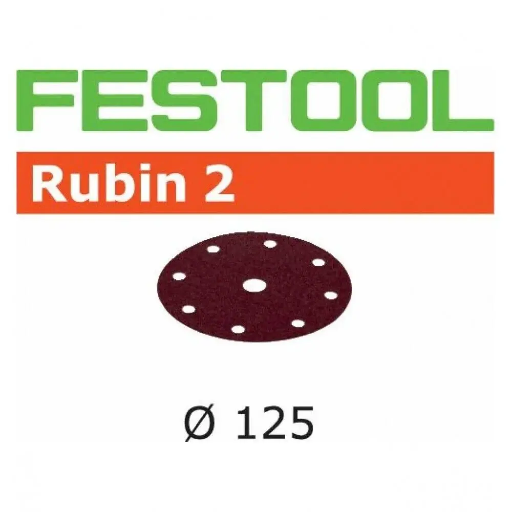 Festool Schuurschijf STF D125/8 P150 RU2/10 Rubin 2 - 499106
