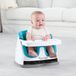 Siège bébé 2-en-1, pour l'alimentation et le jeu avec plateau amovible. turquoise