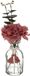 Atmosphera - Fleur artificielle - Composition florale dans un verre CARMEN, 30 cm