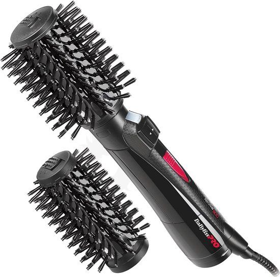 BaByliss BAB2770E - Heteluchtborstel - Stoom - Zwart