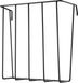 VEVOR râtelier à foin pour bétail, set de 2, 650x200x585mm, noir