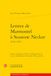 Lettres Marmontel Lettres de Marmontel à Suzanne Necker (1765-1787): 14