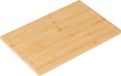 Merkloos Relaxdays Snijplank - Bamboe - 38x3x25 cm - Natuurlijk