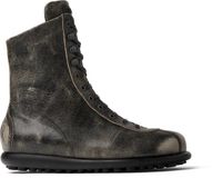 Camper Pelotas Ariel Enkellaarsjes Dames Leer Grijs Maat 40