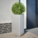 Prolenta Maison Exclusive Plantenbakken, 2 stuks, driehoekig, 50x43x75 cm, verzinkt staal