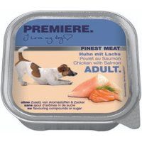 PREMIERE Finest Meat Adult Kip met Zalm natvoer hond 10x150 g