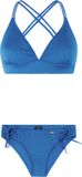 Protest PRTCosta Triangelbikini Dames Gladio Blue Effen XXL