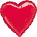 Anagram - Folieballon - Hart - Rood - 43cm