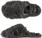 Apollo Instap slippers/pantoffels Fluffy - dames - grijs - maat 37-38