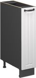 Vicco Apotheekkast Fame-Line, Wit Landhuis/Antraciet, 20 cm zonder werkblad
