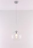 Searchlight Balls Hanglamp 1 Lichts Transparant Glasbol 25cm