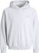 JACK&JONES JJCOLLEGE LOGO SWEAT ZIP HOOD JNR Garçons Sweat à capuche zippé Blanc Mélangé Coton/Polyester 140