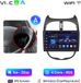 InternetRaket Carplay Radio voor Peugeot 206 2001 - 2008 - Zwart - Dubbel din - Touchscreen - Bluetooth 5.0 - Android Auto & Apple Carplay - Incl. Navigatie