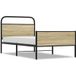 Lit Simple Lit Adulte Cadre De Lit Sans Matelas 90x200cm Chêne Sonoma Bois Ingénierie