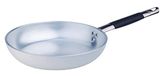 Pentole Agnelli Cool braadpan, recht inductie, van aluminium, dikte 5 mm, met greep van roestvrij staal, zilver