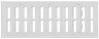 Europlast Metalen rooster verstelbaar 400x150mm wit - MR4015R - RAL9016
