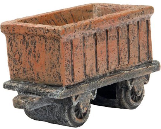 SuperFish Deco Treinwagon Deel 2 Keramiek Natuurkleuren/Roest 8715897357640