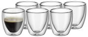 WMF Kult 901402000 espresso glazen 6-delig