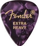 Fender 351 Vorm Premium Picks Extra Zwaar Paars Moto Ontwerp Celluloid 1980351676 12 Pack