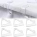 Unyqoos® Transparante tafelkleedklemmen set van 6