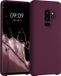 kwmobile telefoonhoesje geschikt voor Samsung Galaxy S9 Plus - Hoesje met siliconen coating - Smartphone case in magenta-lila