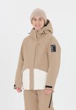 SLOPE Skijacke Kenai Vrouwen Beige-Bruin XL