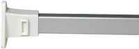Croydex Modular douchegordijnstang, 6 configuraties, zilver