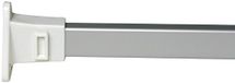 Croydex Modular douchegordijnstang, 6 configuraties, zilver